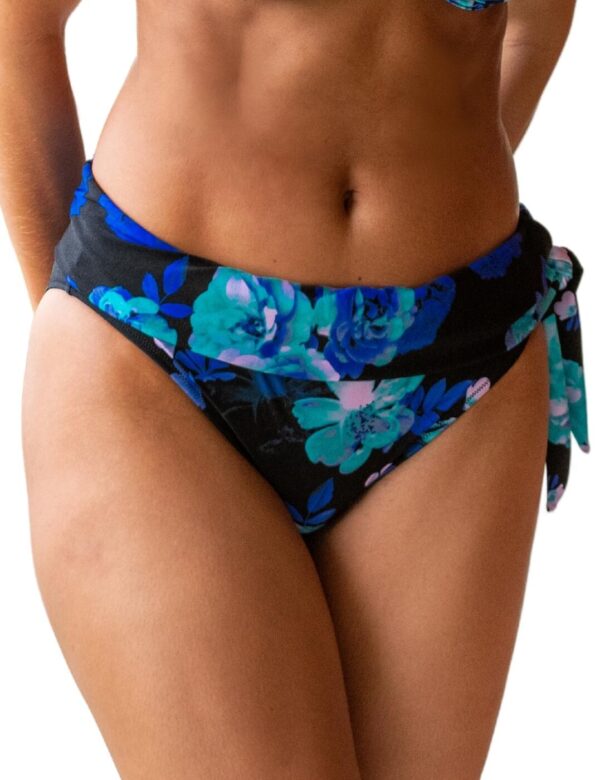 Pour Moi Portofino Bikini Brief High Rise Tie Fold Over Womens Swimwear 29703