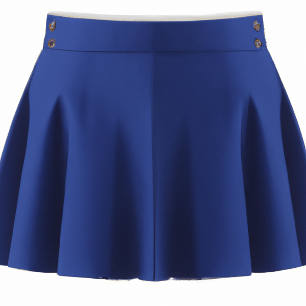 Blue Mini Skirt - Image 2