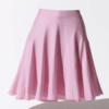 Product Title: "Blushing Pink Pleated Midi Skirt"