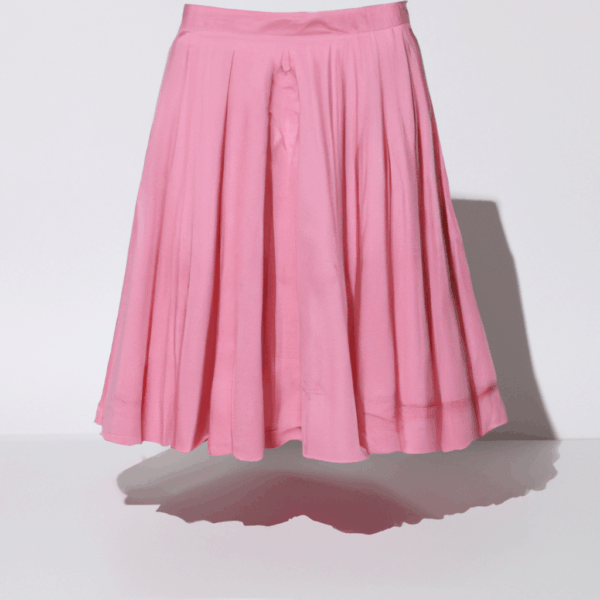 Product Title: "Blushing Pink Pleated Midi Skirt" - Image 2