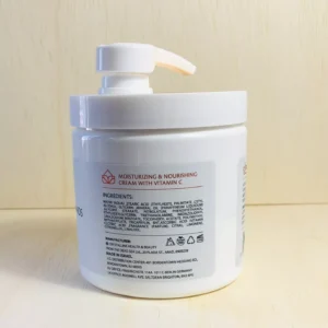 1 Crystal Line Health & Beauty 16.9oz Skin Care Vitamin C Moisturizing Cream