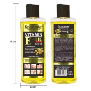 Vitamin E Whitening Body Oil with sunscreen SPF-15 200 ml USA Stock