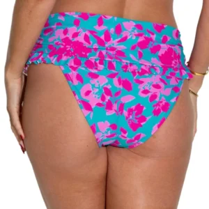 Pour Moi Ocean Breeze Bikini Brief Fold Over Flattering Womens Swimwear 31503