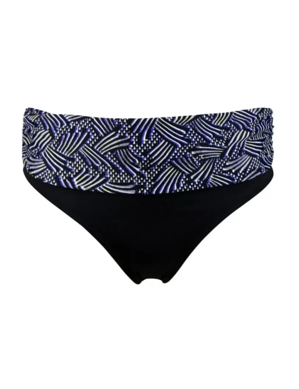 Pour Moi Odyssey Bikini Brief Bottoms Fold Over Gather Womens Swimwear 15103