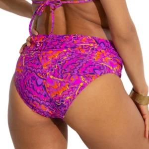 Pour Moi Bermuda Bikini Brief Fold Over Womens Swimwear Pant Briefs 29602