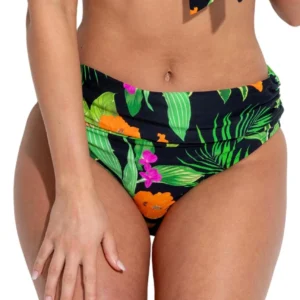 Pour Moi Palermo Bikini Brief Bottoms Adjustable Fold Over Womens Swimwear 21115
