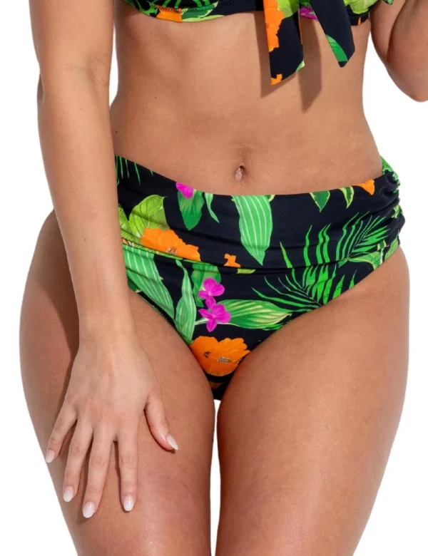 Pour Moi Palermo Bikini Brief Bottoms Adjustable Fold Over Womens Swimwear 21115