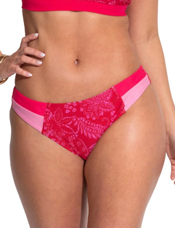 Pour Moi Palm Springs Bikini Brief Bottoms Colour Block Womens Swimwear 25613R