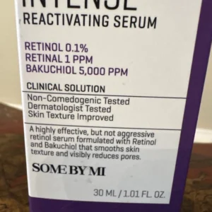 Retinol Intense, Reactivating Serum, 1.01 fl oz (30 ml) Exp 2027