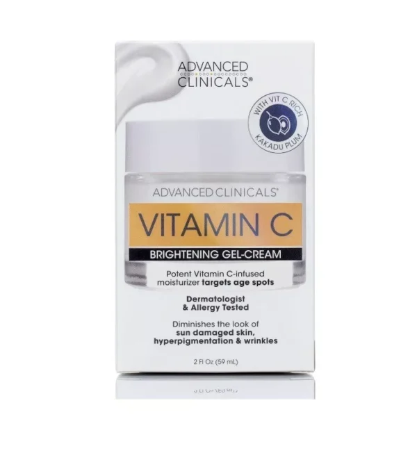 Vitamin C, Brightening Gel-Cream, 2 fl oz (59 ml)