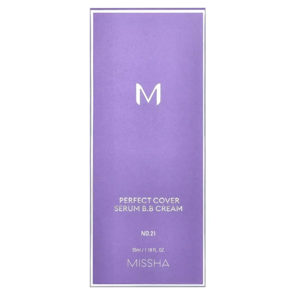 Perfect Cover Serum B.B Cream, No 21 Light Beige, 1.18 fl oz (35 ml)