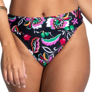 Pour Moi Sunshine Bikini Brief Foldover Waistband Womens Swimwear 25104R