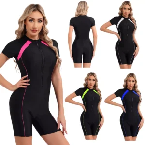 Womens Swimwear Beachsuit Beachwear Athletic Swimsuits Unitard Bodysuit Ladies