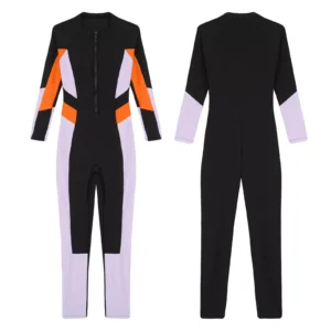 Womens Swimwear Wetsuit Swimsuit Conservative Jumpsuit Bodystockings Beachwear