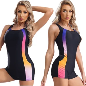 Womens Swimwear One Piece Beachwear Hawaii Swimsuit Adult Bathing Suit Athletic