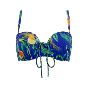 Pour Moi Santa Cruz Bikini Top Strapless Lightly Padded Womens Swimwear 24911