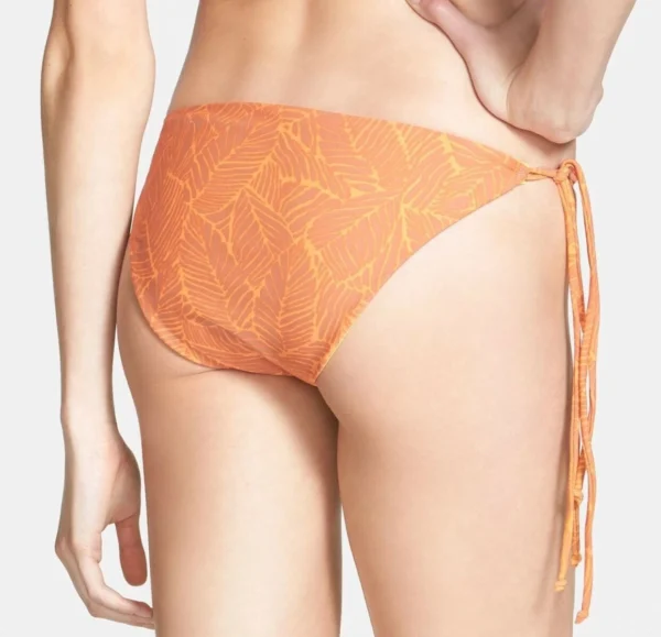 RVCA Womens Swimwear Reversible Multi Color Tie Side Bikini Bottom Size M