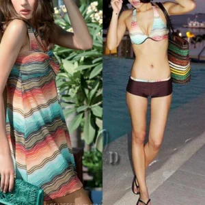 AU STOCK WOMENS SWIMWEAR SKIRT DRESS BIKINI+COVER UP 3 PIECE SWIMSUIT SW032