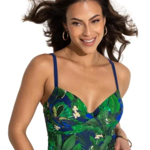 Pour Moi Palermo Tankini Top Underwired Padded Womens Swimwear 21116R