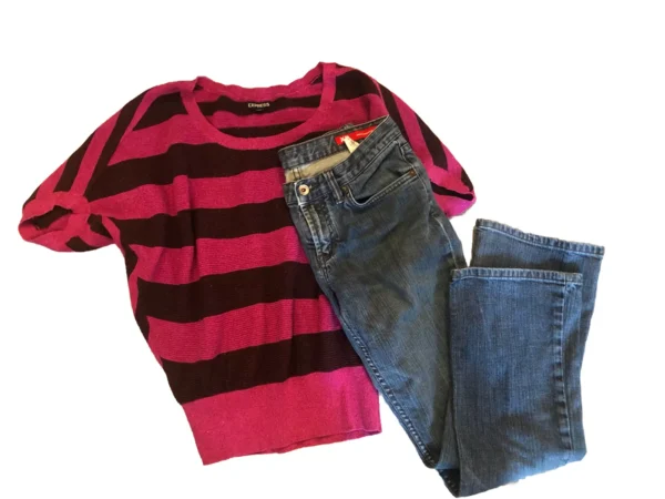 WOMENS CLOTHING LOT 6 Piece Size SMALL S 2 Shirt Jeans EXPRESS
