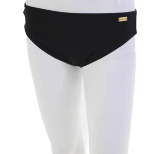 Palmacea Womens Swimwear Stretch Full Coverage Bikini Bottoms Black Size S