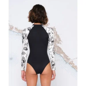 Salty Crew Static One Piece Rashguard L52031 Womens Swimwear Size S